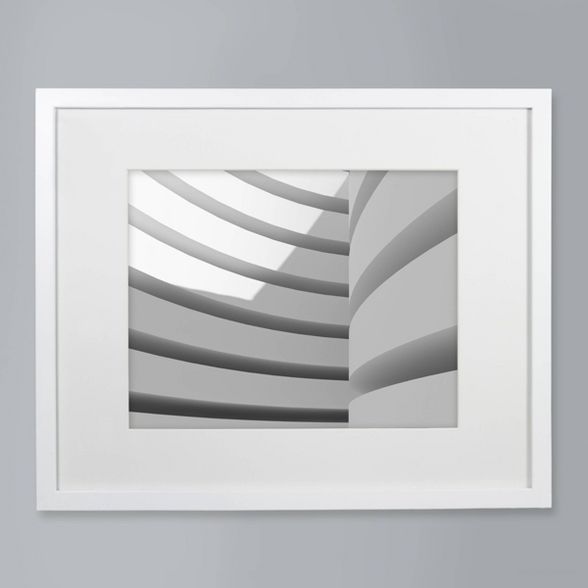 11" x 14" Matted Wood Frame White - Made By Design™ | Target