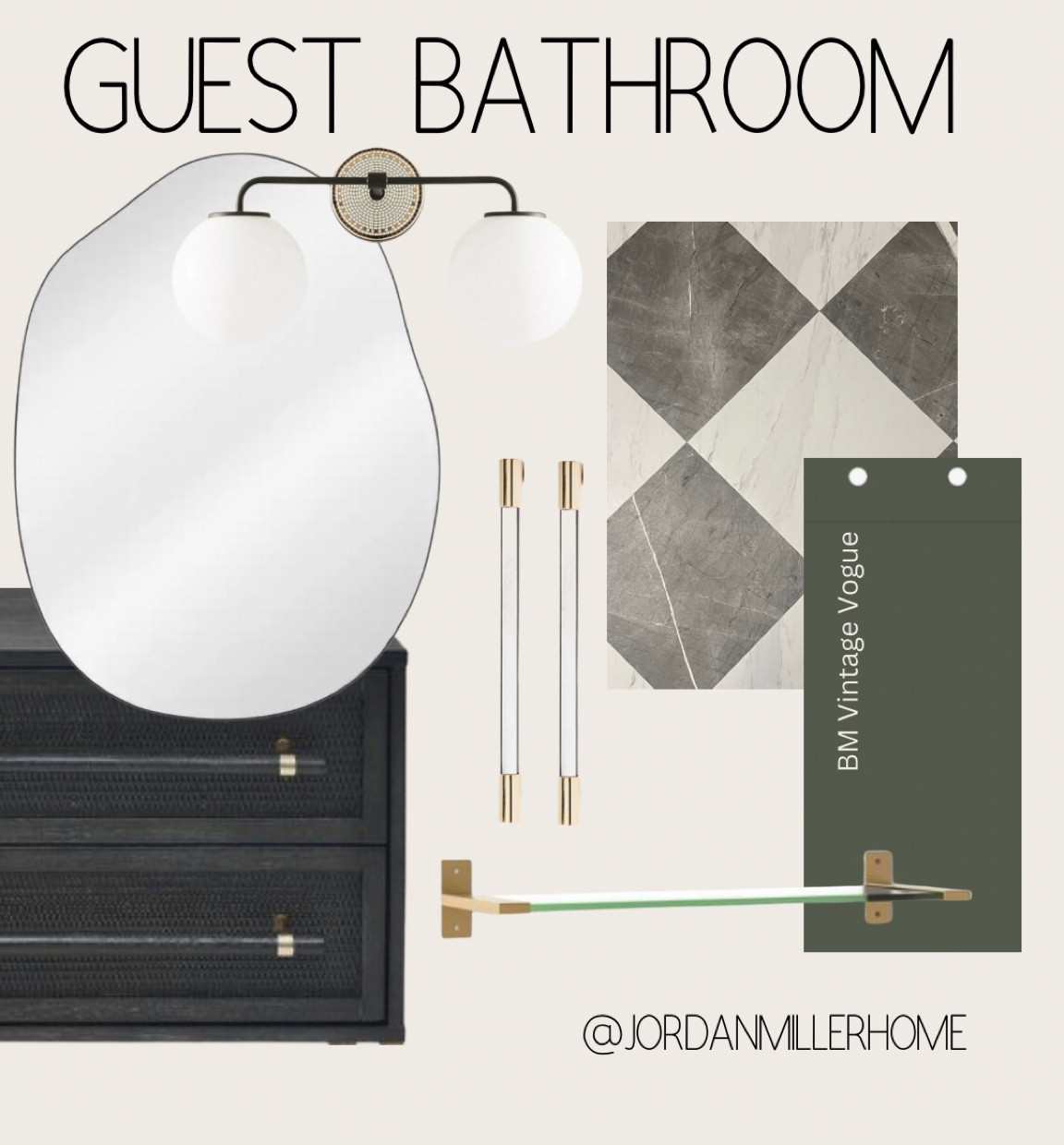 Updated guest bathroom sources. Also including the cane vanity flip supplies. 

Modern bathroom / bathroom design / black vanity / green bathroom

#LTKhome #LTKFind #LTKstyletip