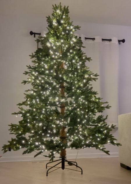 If you are in the market for a new tree and looking for a dupe to the Home Depot (sold out) viral Grand Duchess Christmas Tree, we found the perfect option for you. This NEW tree is 7.5 feet tall and  called the Bradley Spruce sold by at home. The BS tree features over 3,000 branches and LED lights with over 8 illuminated options. This tree is sure warm your home and impress your holiday guests this season! 

#LTKHoliday #LTKGiftGuide #LTKSeasonal