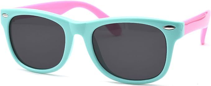 JUSLINK Toddler Sunglasses, Flexible Kids Polarized Sunglasses for Girls Boys and Baby Age 2 to 1... | Amazon (US)