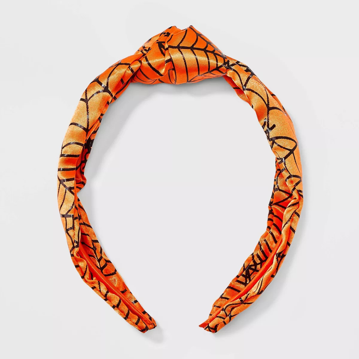 Spiderweb Top Knot Headband - Orange | Target