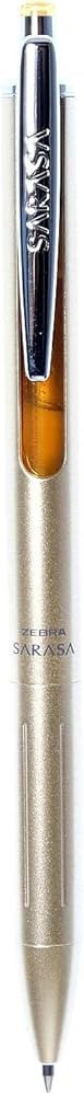 Zebra Pens Sarasa Grand Retractable Gel Pen 0.7 mm Black Gold | Amazon (US)