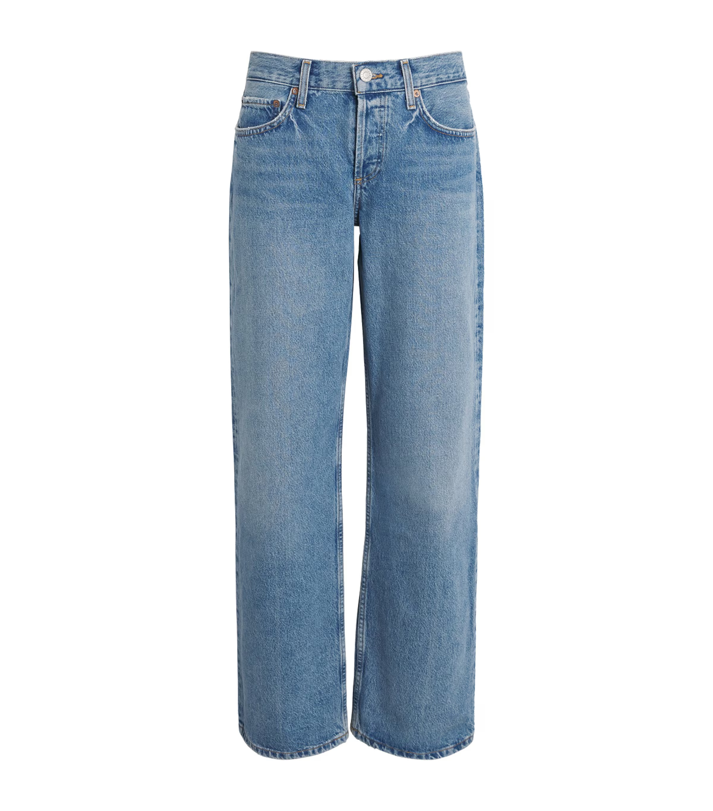 Agolde Low-Rise Loose Jeans | Harrods (US)