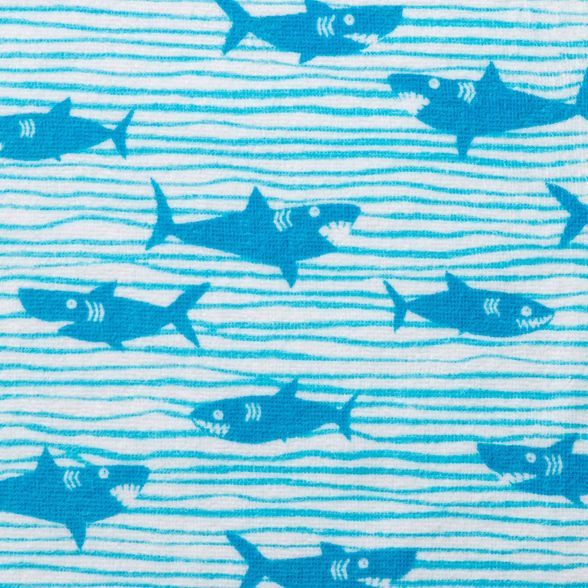 Shark Striped Beach Towel Blue - Sun Squad™ | Target