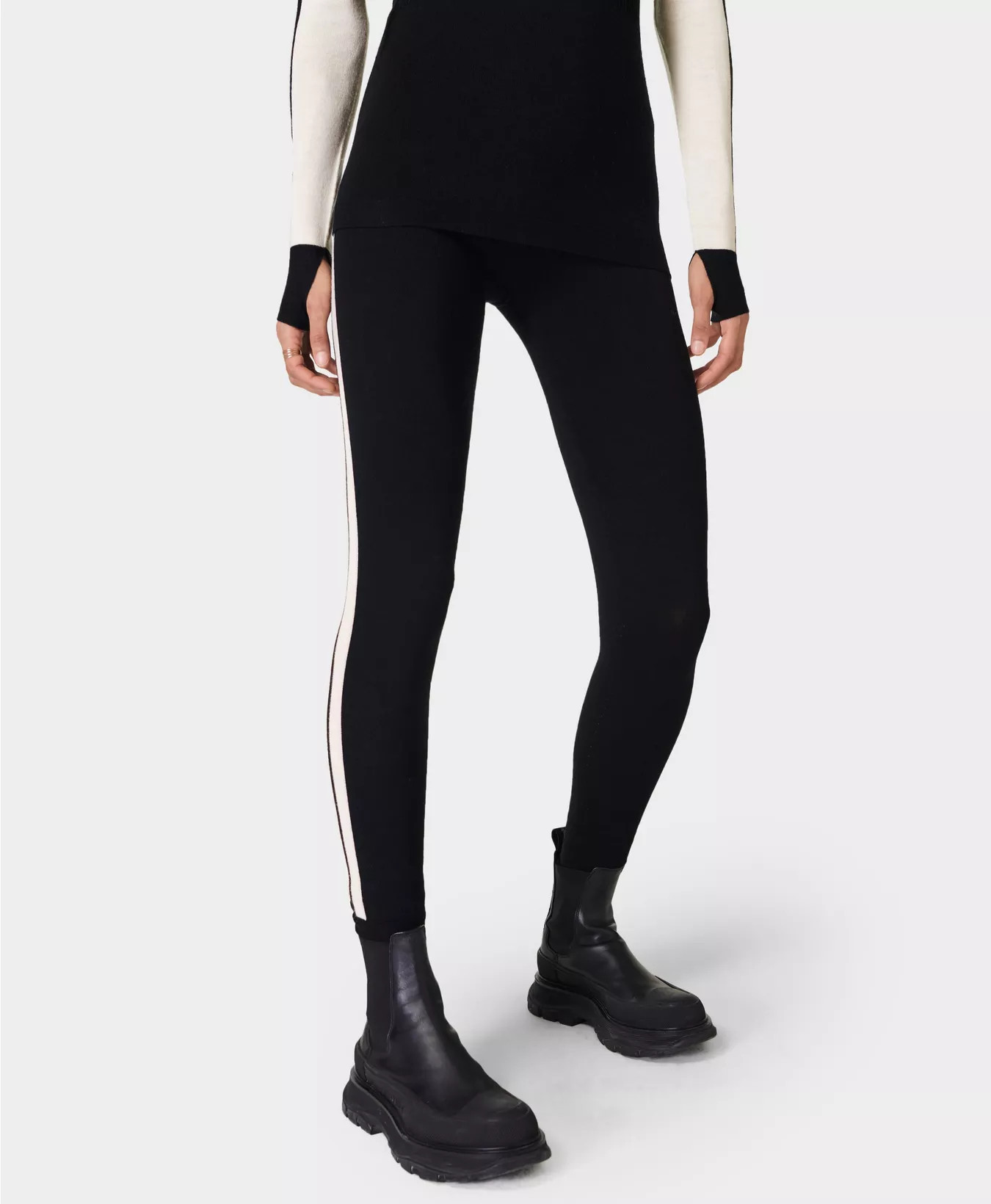 Colour Block Merino Base Layer Legging | Sweaty Betty UK