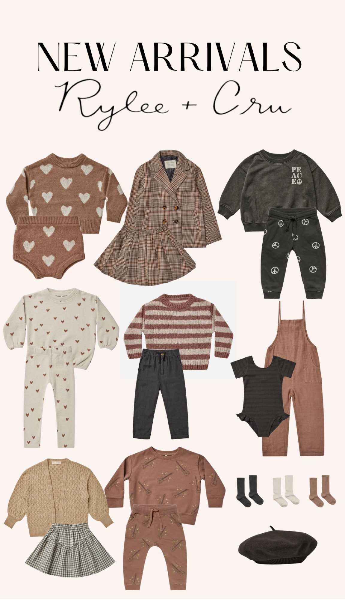 Another round of fall arrivals from Rylee and Cru! Precious sets and knits! Again- a lot of gender neutral items which is a win! There are also some pretty cute mommy-and-me looks available on their site! 

#LTKSeasonal #LTKkids #LTKbaby