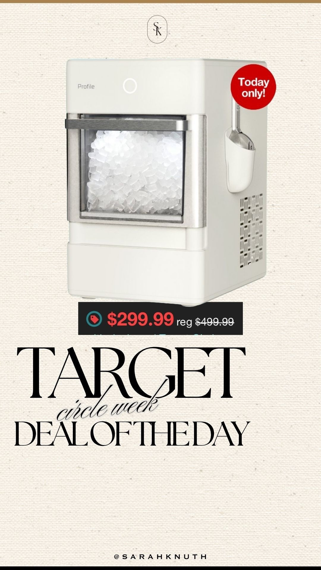 Nugget ice maker on sale today only $200 off!

#LTKHome #LTKSaleAlert