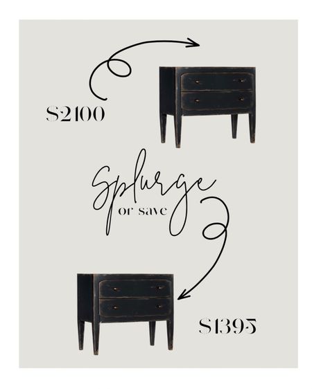 Gorgeous nightstand splurge or SAVE 



#LTKhome