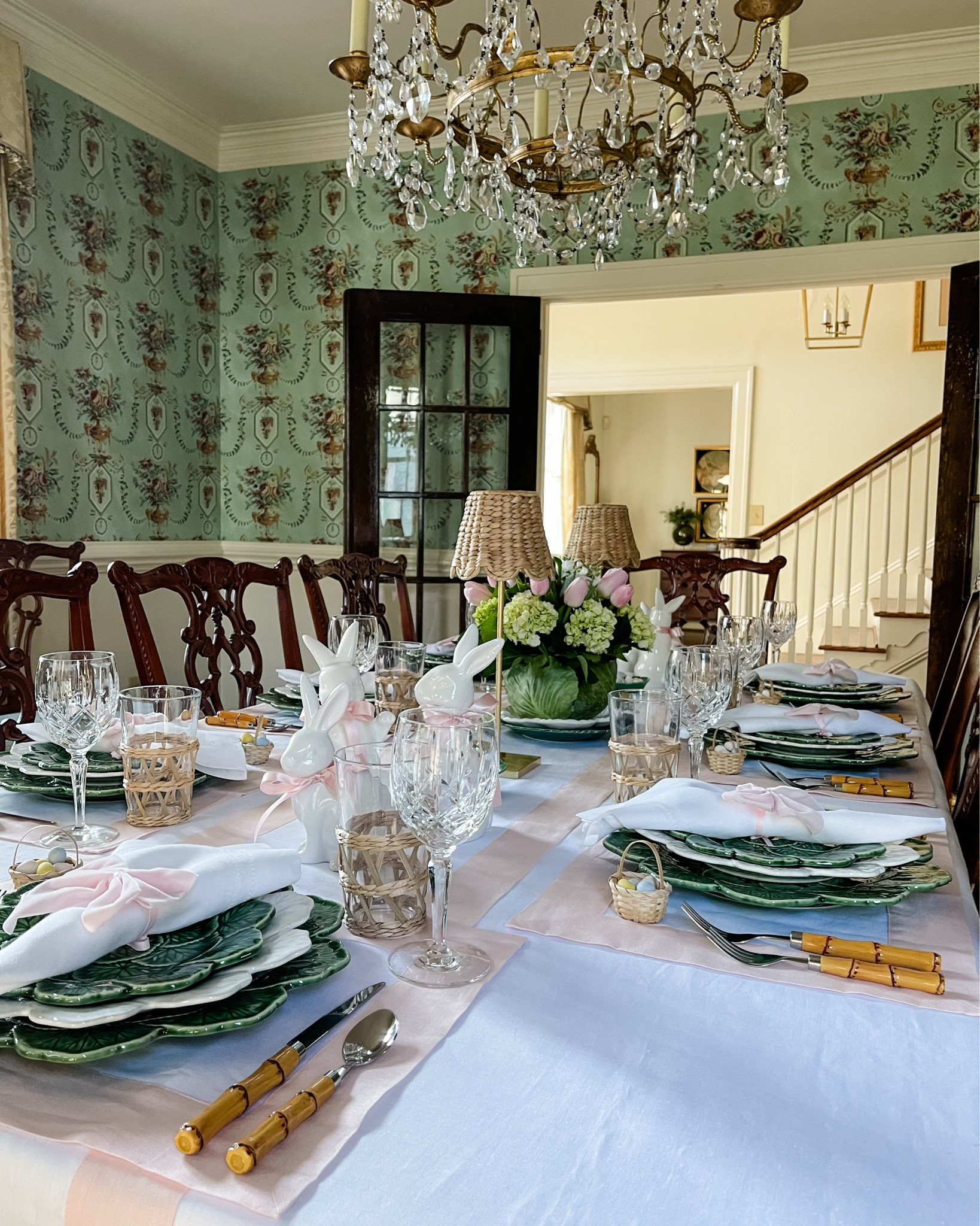 A spring centerpiece… made from cabbage 🥬🌷

This is one of my favorite ways to create something beautiful and unexpected for the table. All you need is a large head of cabbage, a small glass for water, and a few fresh stems.

I used green hydrangeas, white stock, and pink tulips for a soft, garden-inspired look—but you can easily customize this with whatever you have on hand.

Linking similar florals, vases, and table pieces here to recreate the look. 🥬🌷

#LTKSeasonal #LTKHome
