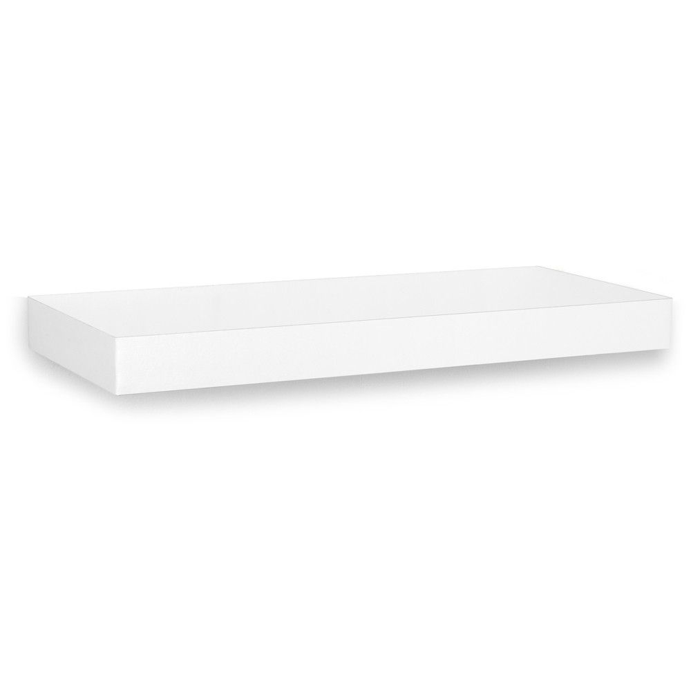 Way Basics 24"" Eco Wall Shelf - Floating Shelf, Natural White - Formaldehyde Free - Lifetime Guaran | Target