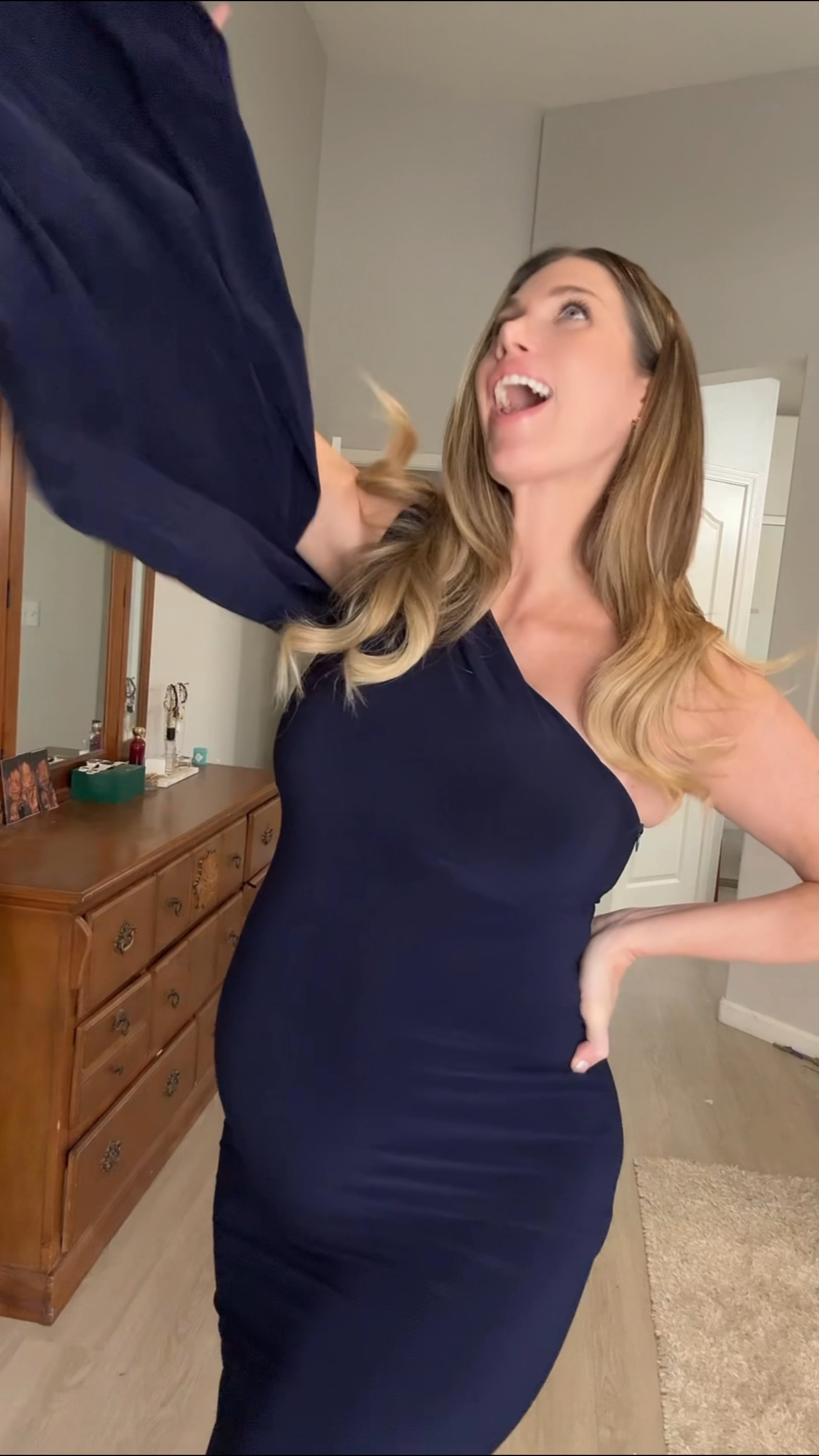Such a fun dress. Wearing a size 6US #maternityfashion 

#LTKBump #LTKBaby #LTKFamily