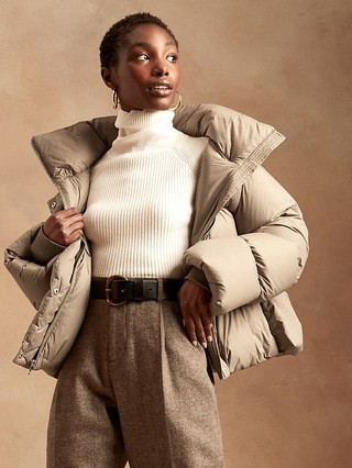 Water-Repellant Puffer Jacket | Banana Republic (US)