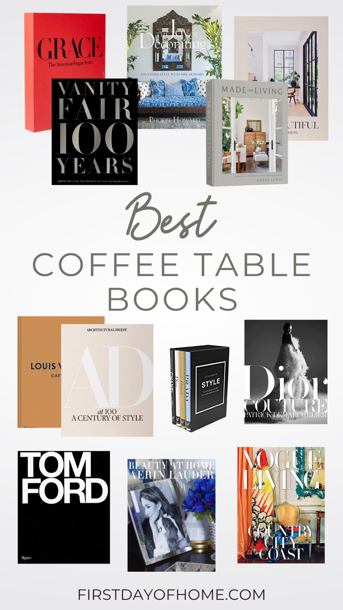Style a coffee table with these classic coffee table books. Fashion books, interior design books and art books. Perfect for shelves and end tables too  

#LTKhome #LTKSeasonal #LTKstyletip