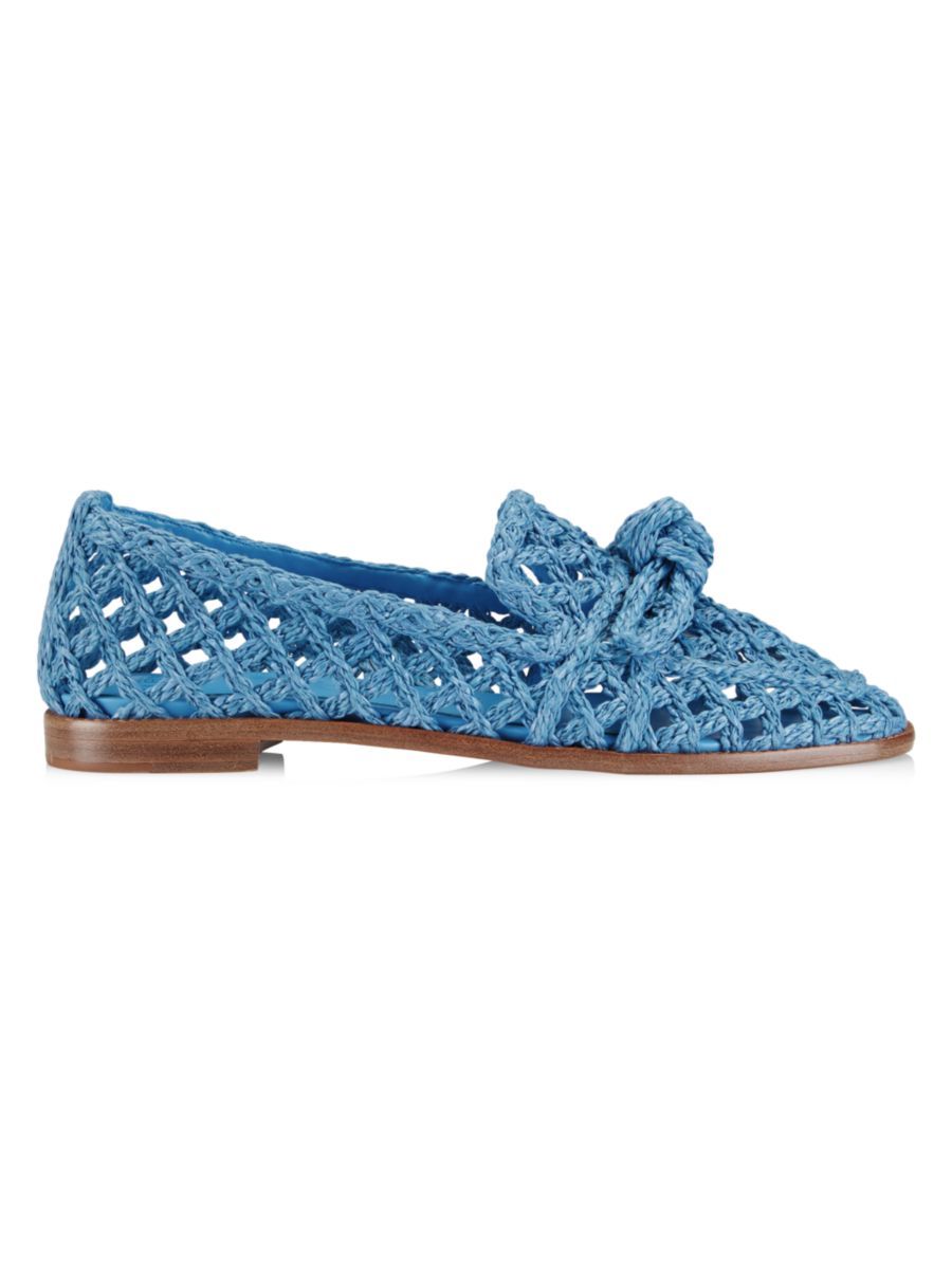 Clarita Raffia Loafers | Saks Fifth Avenue