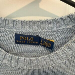 Ralph Lauren Light Blue Sweater with Bear Design | Poshmark