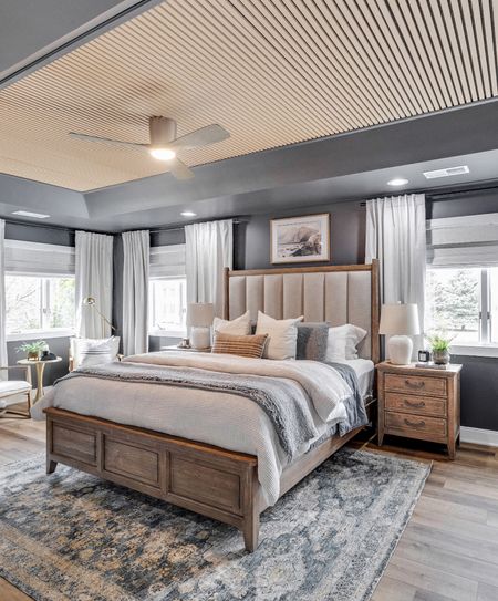 bedroom design, sheets, ceiling fan, bedding, pillow cases, and rug

#LTKhome #LTKstyletip