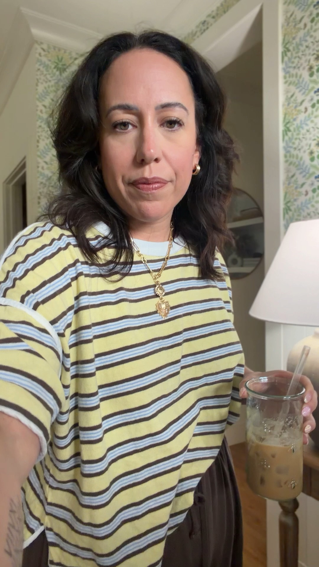 Outfit of the day! Wearing size XL in stripe top from free people and linen pants from Amazon! 

#LTKvlog #LTKMidsize #LTKgrwm