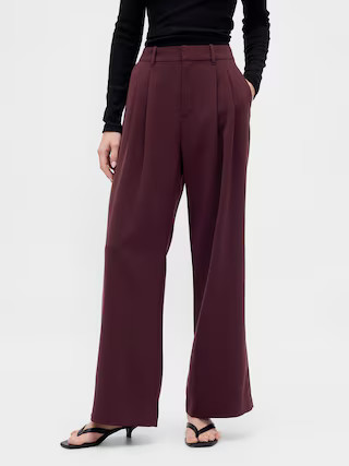 365 High Rise Pleated Trousers | Gap (US)