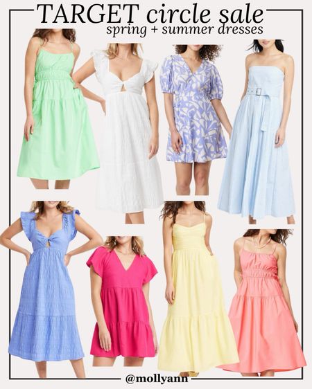 Target circle sale spring and summer dresses

#LTKxTarget #LTKfindsunder50 #LTKsalealert
