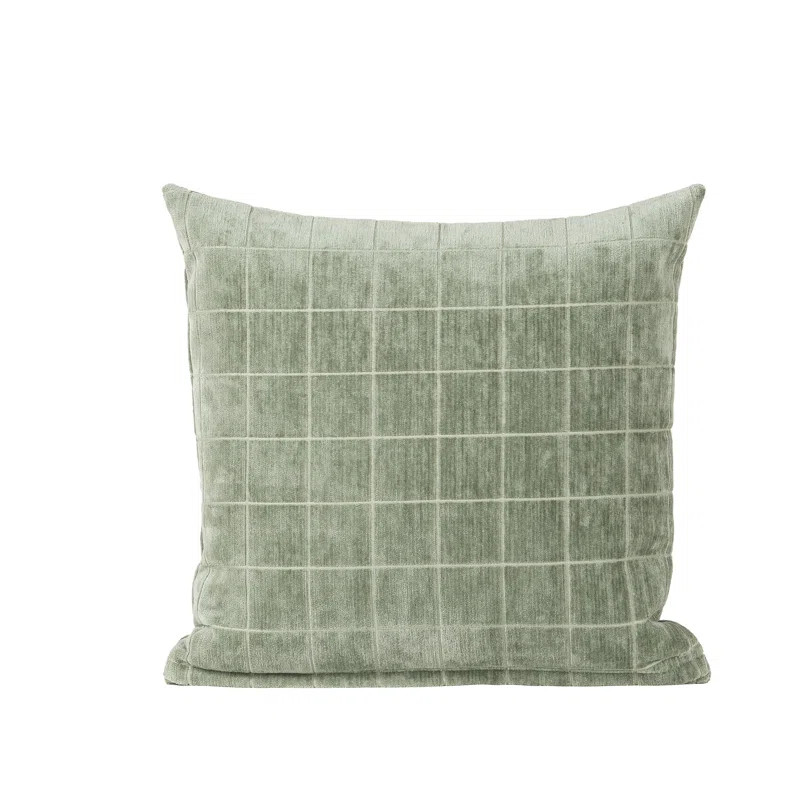 Otterville Velvet Grid Throw Pillow | Joss & Main