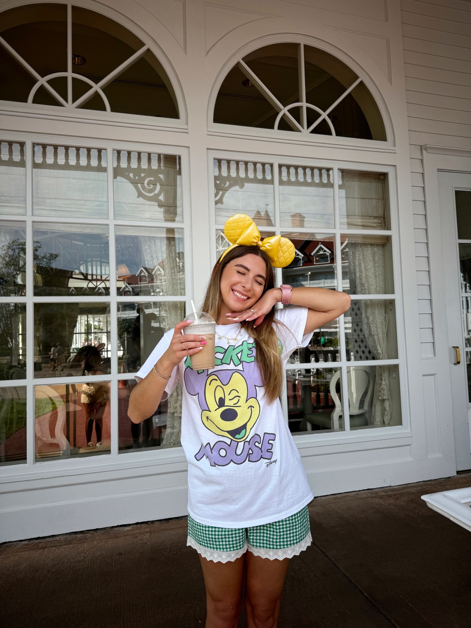 Mornings at the Grand! 💛 wearing size small in tshirt and small in boxers!  #disneyoutfit #disneystyle