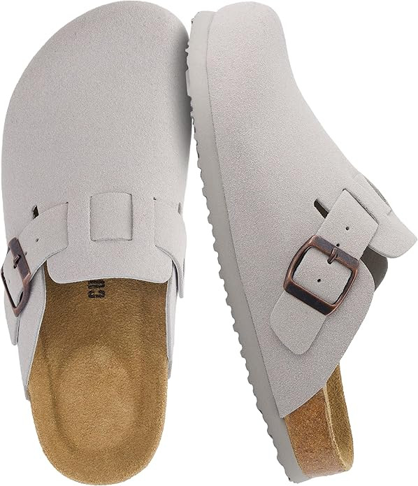 CUSHIONAIRE Hana Womens Clogs | Comfortable Vegan Suede Clogs for Women | Slip On Potato Shoes wi... | Amazon (US)