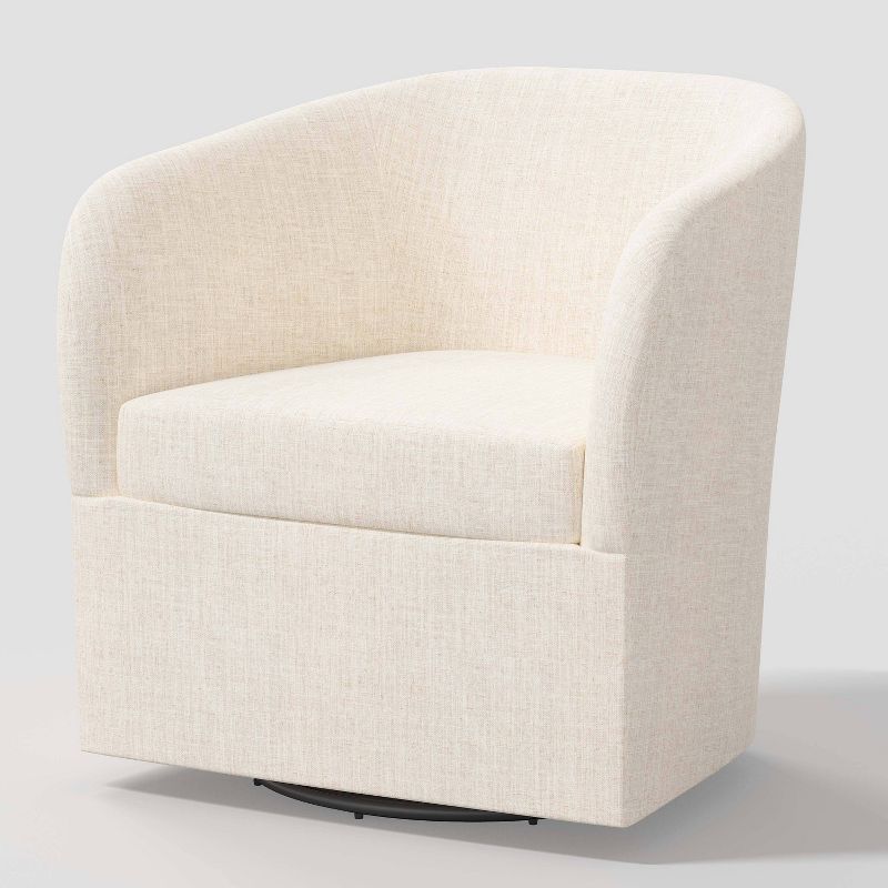 Rhea Swivel Chair in Linen - Threshold™ | Target