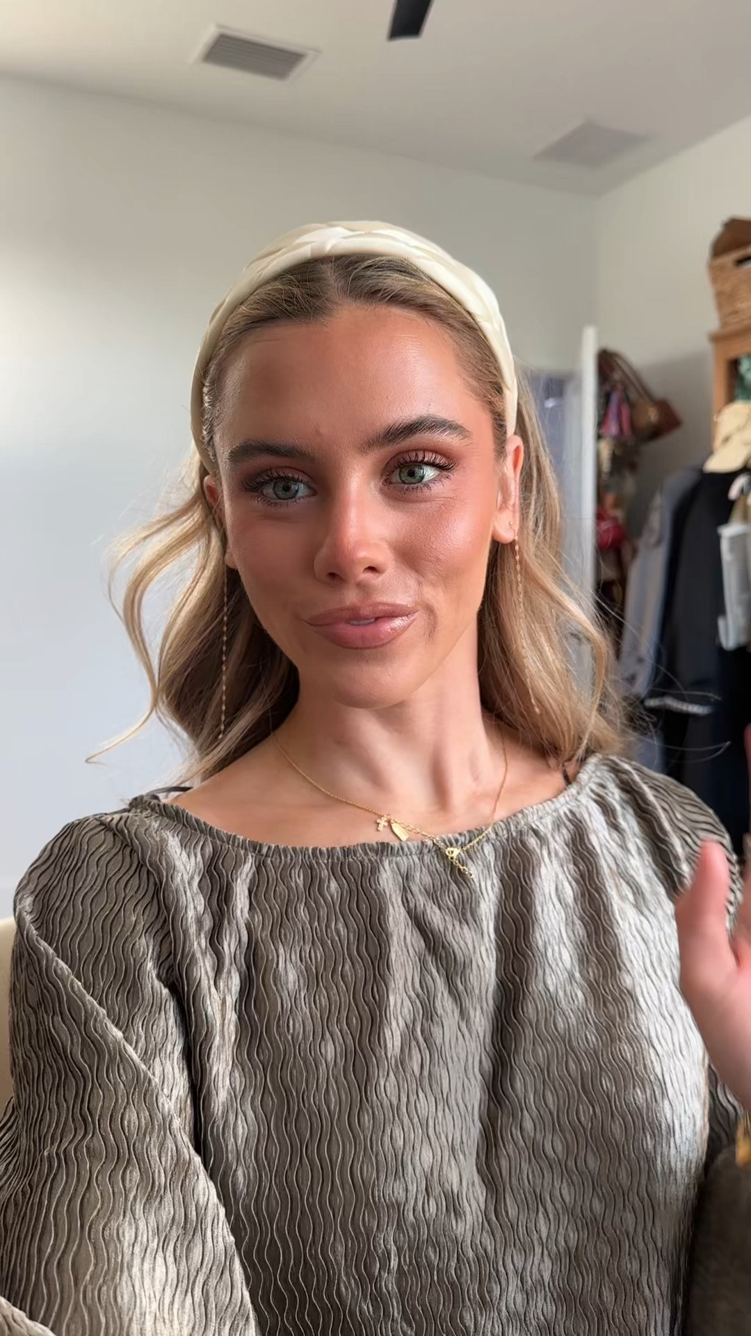 The gold-tone stainless steel jewelry-inspired bangle bracelet pairs seamlessly with the oval case to create a sleek and sophisticated bangle watch. The shiny mother-of-pearl dial, accented with gold-tone hands and indices, enhances the watch's radiant elegance and cohesive design. The bangle bracelet features a convenient push-button closure engraved with the Fossil shield logo, allowing for easy wear and removal.

This pendant necklace features a playful arrangement of floating charms and stones that catch the light with every movement. Crafted from polished gold-tone stainless steel with a delicate chain secured with a lobster clasp for adjustability. Thoughtfully designed, the mix of stones and movement adds subtle visual interest, making it a standout accessory. @fossil

#LTKFindsUnder100 #LTKootd #LTKGiftGuide