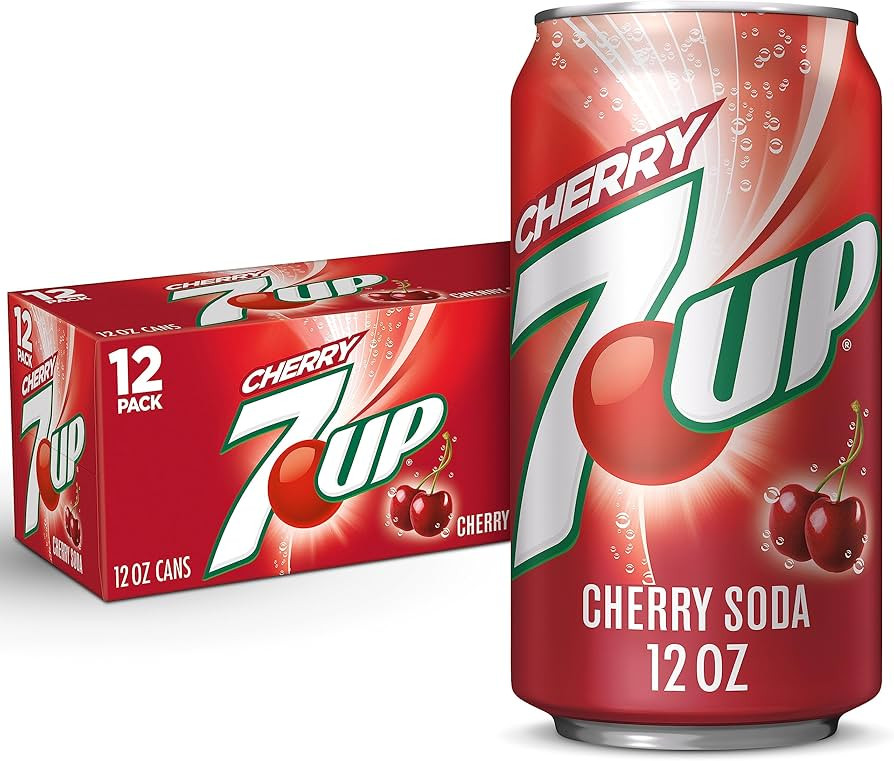 7UP Cherry Flavored Soda, 12 fl oz cans, 12 pack | Amazon (US)