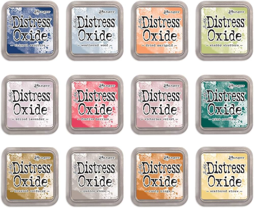 Ranger Tim Holtz Distress Oxide Ink Fall 2018 (Release 5) - 12 Ink Pad Bundle | Amazon (US)
