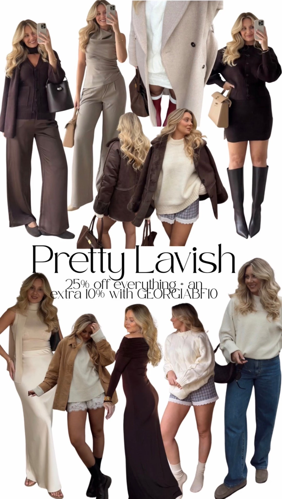 25% off my pretty lavish wardrobe!! PLUS an extra 10% with GEORGIABF10 🫶🏼

#LTKpartywear #LTKstyletip #LTKCyberWeek