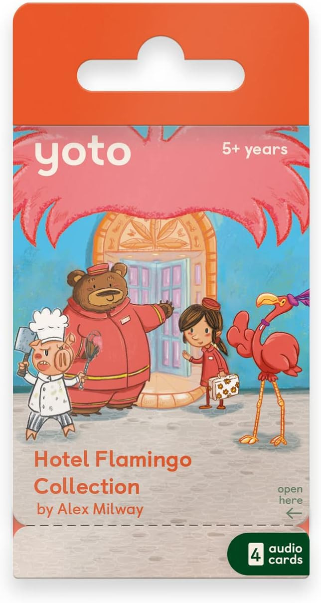Yoto Hotel Flamingo by Alex Milway – 4 Kids Audio Cards for Use with Yoto Player & Mini All-in-... | Amazon (US)