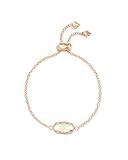 Kendra Scott Elaina Adjustable Chain Bracelet for Women, Fashion Jewelry, 14k Rose Gold-Plated, Dich | Amazon (US)