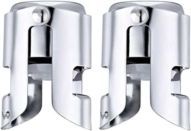 OWO Champagne Stopper with Stainless Steel, Professional Bottle Sealer for Champagne, Cava, Prose... | Amazon (US)