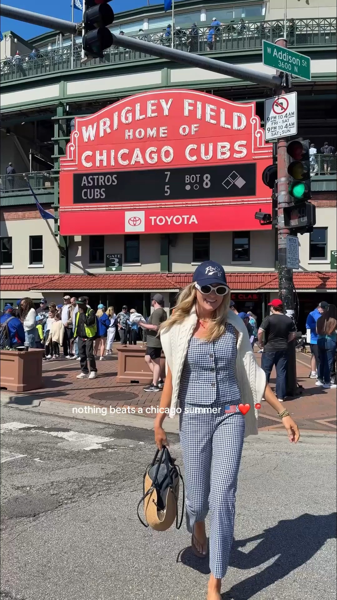 Chicago ootd!   Love the gingham and the American flag sweater. Set runs tts, and I ordered up to a M in sweater!

#LTKdayinmylife #LTKgrwm