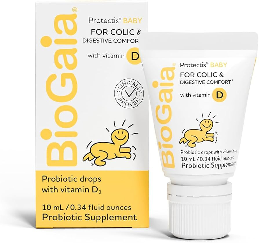 BioGaia Baby Probiotic Drops - Colic & Gas Relief + Vitamin D, 50-Day Supply, Safe for Newborns, ... | Amazon (US)
