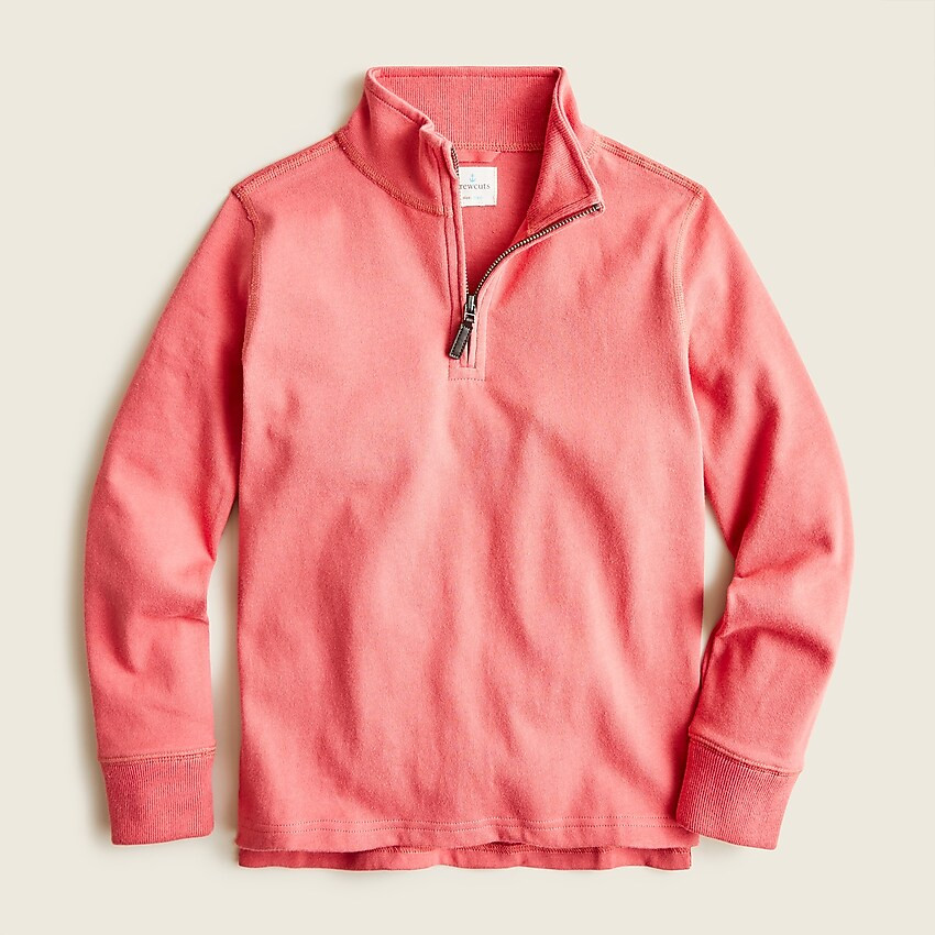 Boys' half-zip cotton popover | J. Crew US