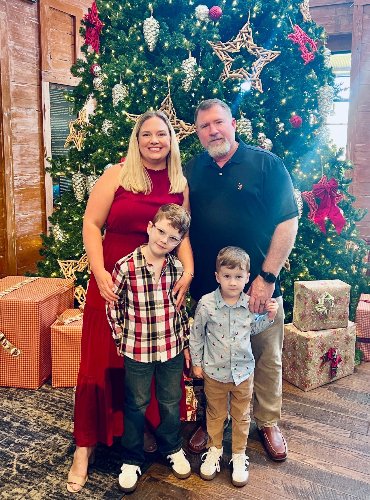 Santa is here at bass pro our favorite spot to grab Christmas family photos. 

Family holiday outfit. Christmas kids outfit. Family Christmas pictures. Red holiday dress. Boy collared shirt. Toddler fashion. 

#LTKKids #LTKFamily #LTKHoliday