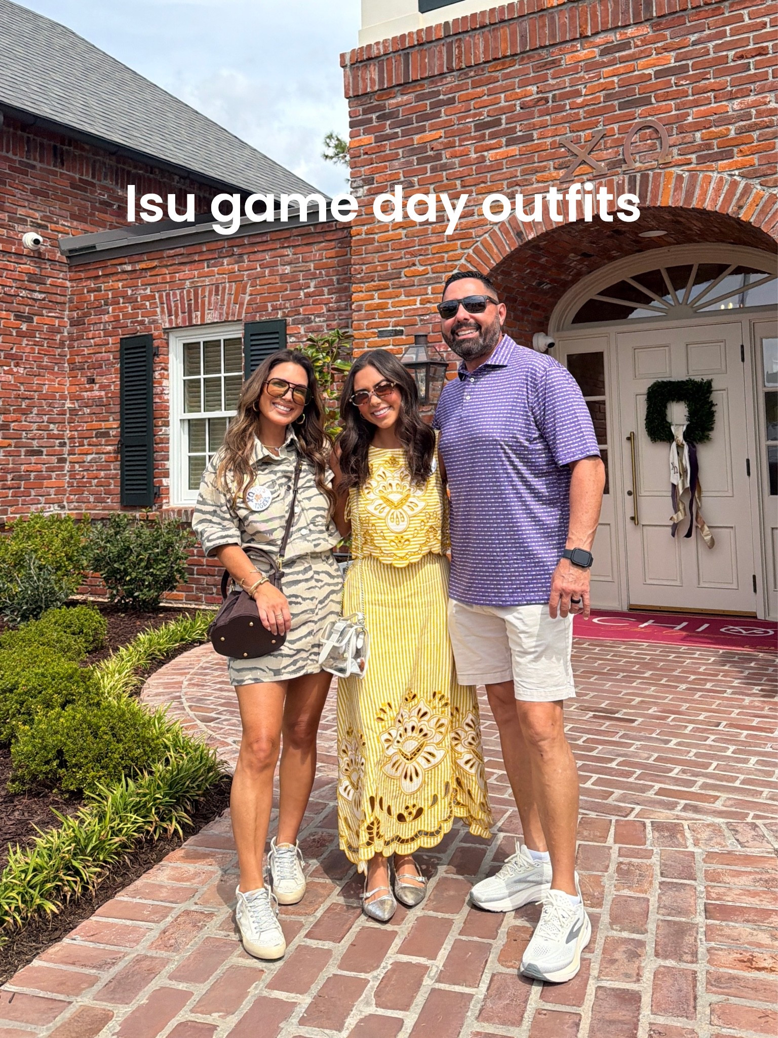 LSU game day outfits!!
Bella is wearing size XS in her set. 
It’s not on sale anymore (was 50% off), but it’s the cutest set. My dress is under $50 and made so well. Can’t link Mike’s shirt but it’s from Southern Marsh.

#LTKootd #LTKPetite #LTKOver40