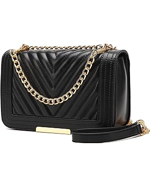 lola mae Crossbody Bags for Women Fashion Quilted Shoulder purse with Convertible Chain Strap Cla... | Amazon (US)
