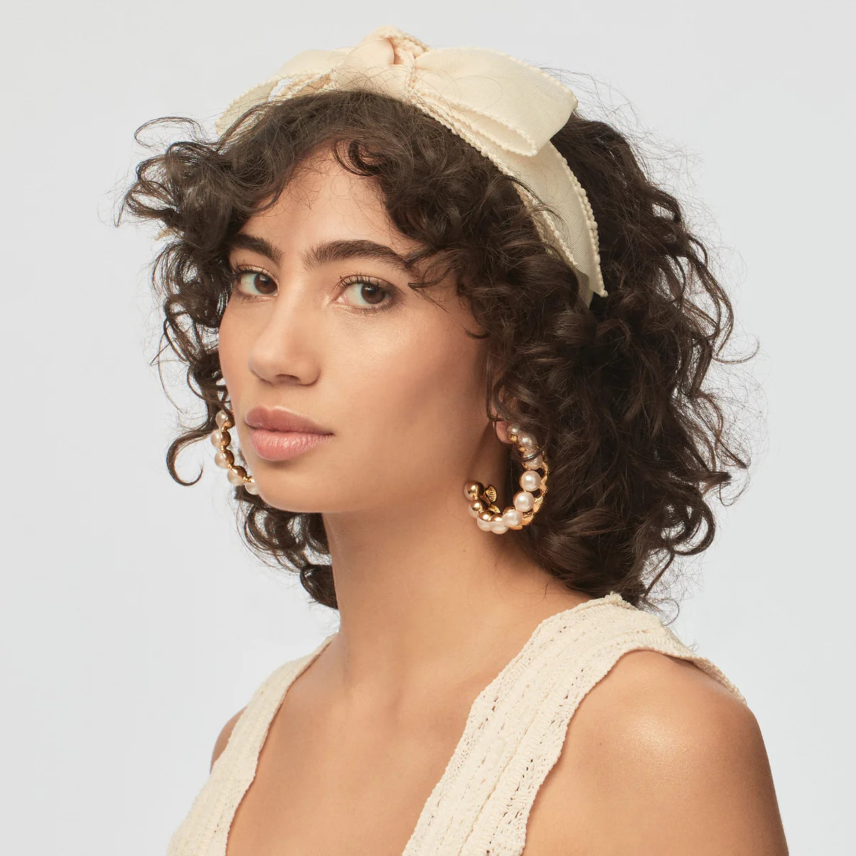 IVORY SHEER SHIRLEY HEADBAND | LELE SADOUGHI