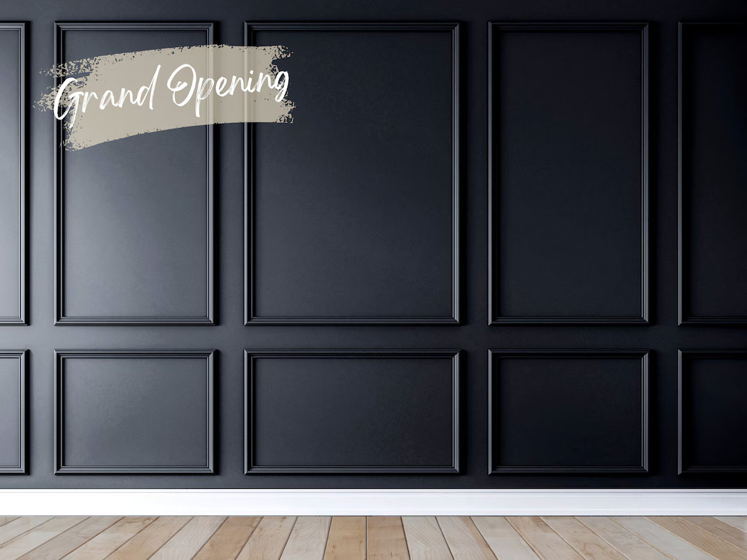 Self-Adhering Wall Molding Kit - Pre-cut Wall Paneling Kit - Accent Wall Trim - Wainscoting - 3 P... | Etsy (US)