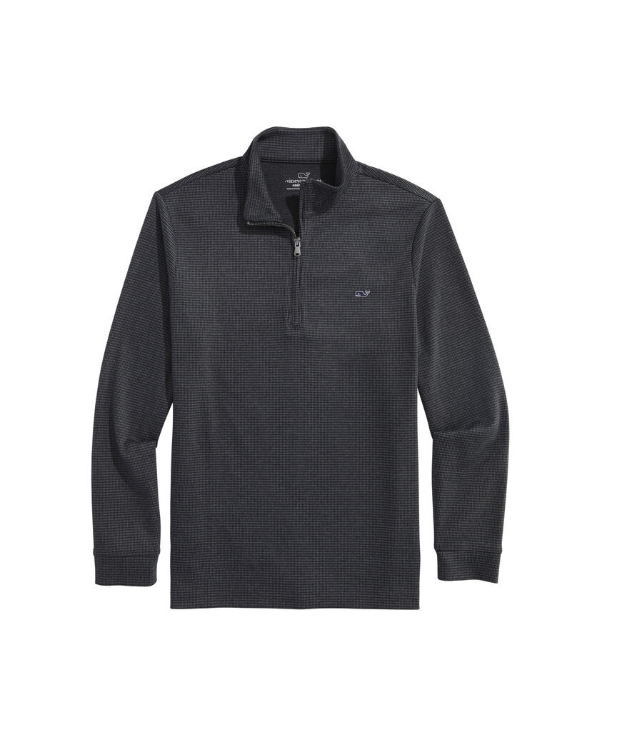 OUTLET Houndstooth Performance Quarter-Zip | vineyard vines