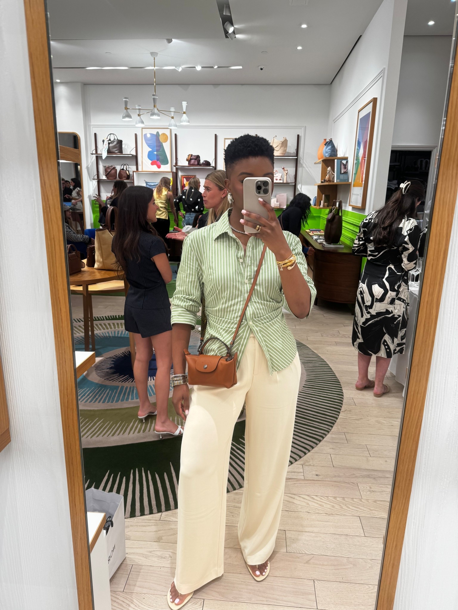 Spring Outfit of the Day featuring Longchamp crossbody pouch 👝🤎

#LTKootd