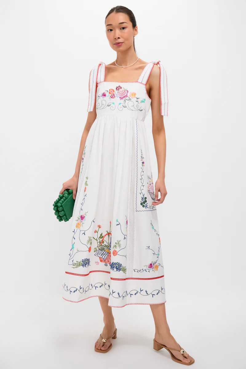 Multi Embroidery Stefy Dress | Tuckernuck (US)