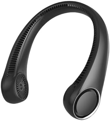 Portable Neck Fan, Hands Free Bladeless, 360° Cooling Personal Fan,Wearable Quiet Fan for Outdoo... | Amazon (US)