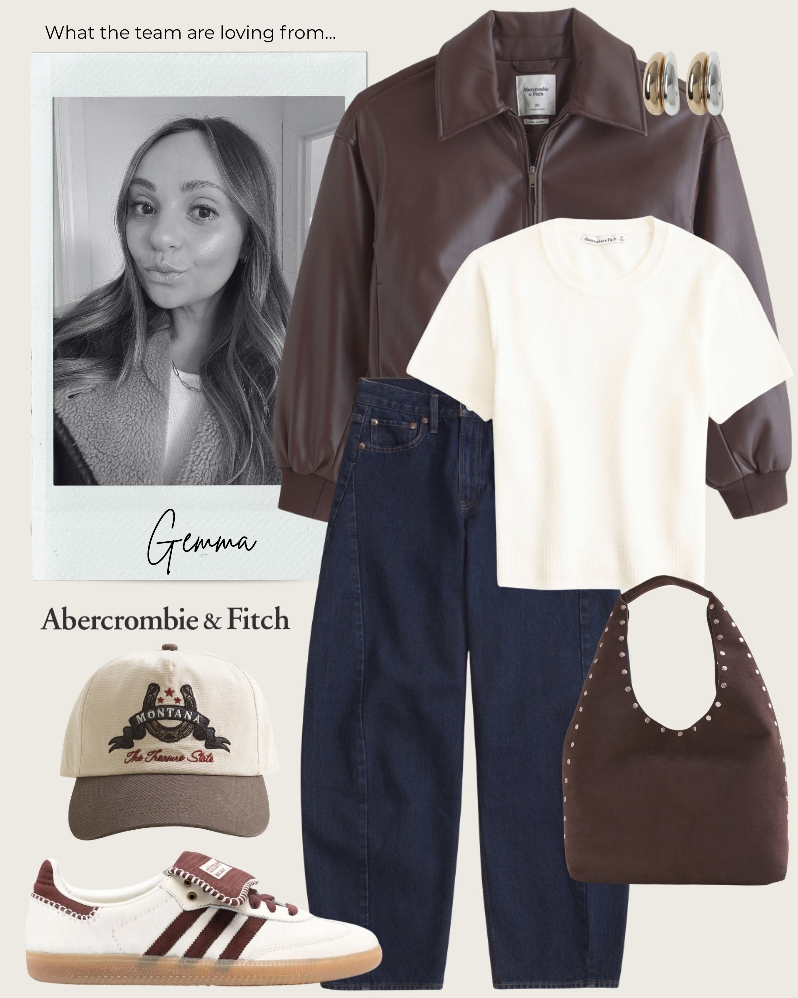 What the team are loving from Abercrombie & Fitch 👀

Autumn outfit | winter outfits | suede bag | adidas trainers | leather jacket | knitted T-shirt 

#LTKFashionMonth #LTKautumn #LTKstyletip