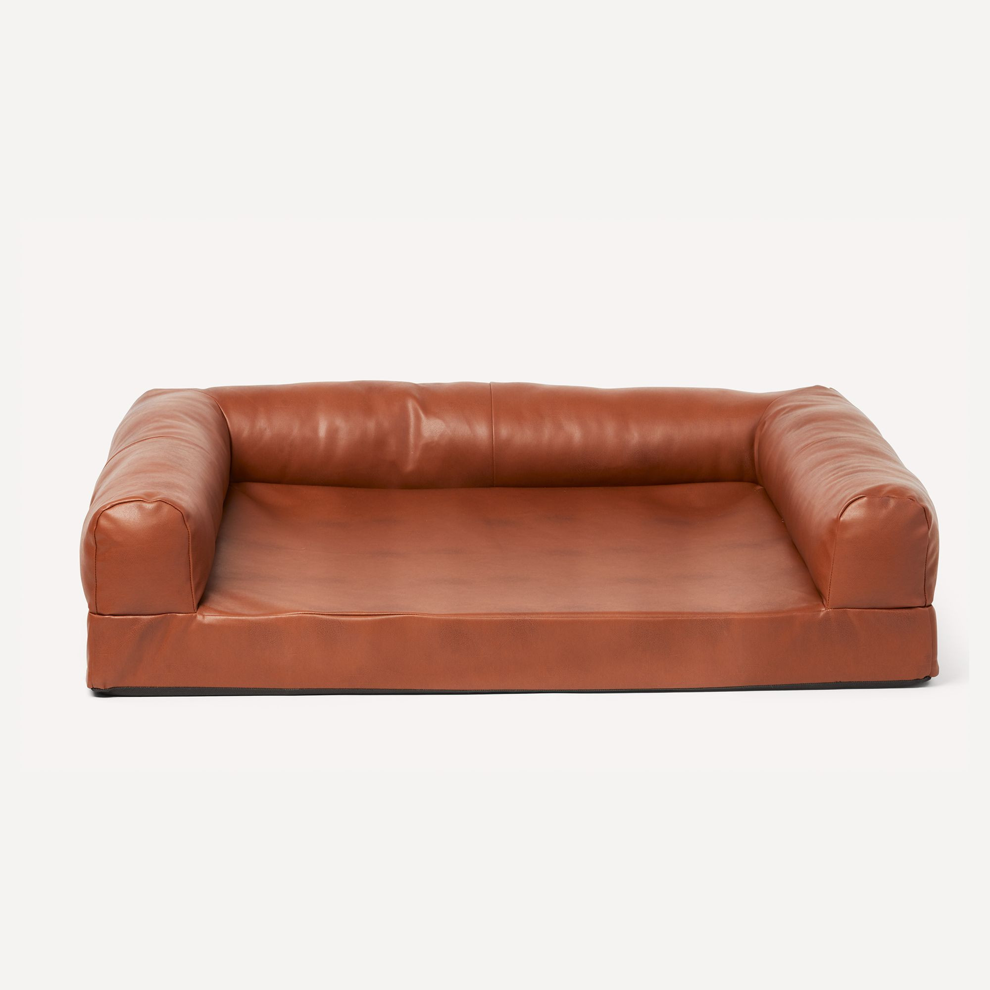 Nate & Jeremiah Faux Leather Couch Pet Bed | PetSmart