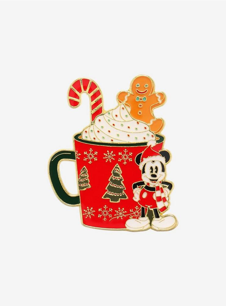Loungefly Disney Mickey Mouse Peppermint Mocha Coffee Enamel Pin - BoxLunch Exclusive | BoxLunch