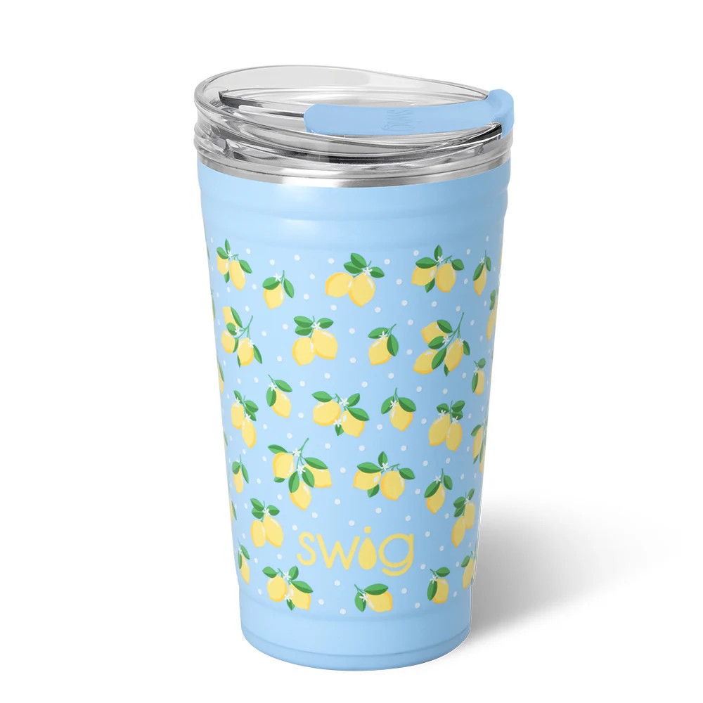 Lemon Meringue Party Cup 24oz | Swig Life